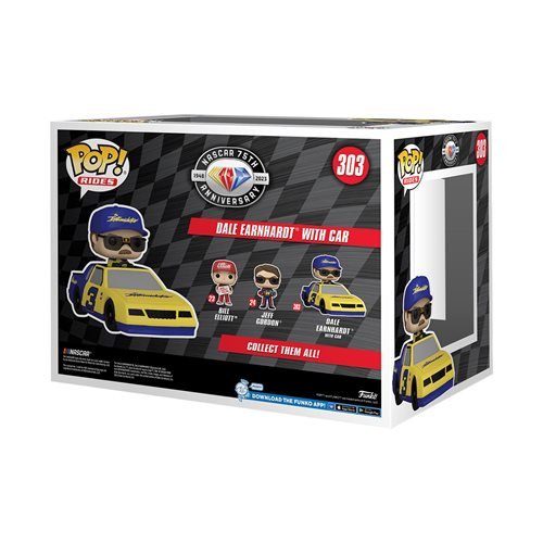 Funko Pop! 303 Rides - NASCAR Dale Earnhardt with Car Deluxe Vinyl Figure - by Funko