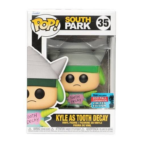 Funko Pop! 35 - South Park - Kyle Tooth Decay Vinyl Figure - 2021 Convention Exclusive - by Funko