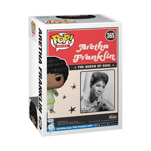 Funko Pop! 365 Rocks - Aretha Franklin(Green Dress) Vinyl Figure - by Funko