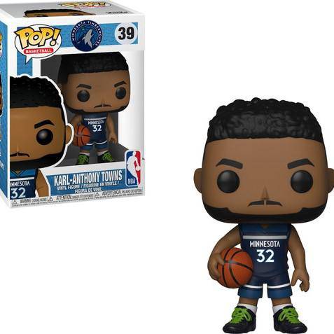 Funko Pop! 39 Pop Basketball - Timberwolves - Karl-Anthony Towns vinyl figure - by Funko