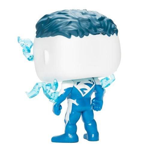 Funko Pop! 419 Heroes - Superman (Blue) Vinyl Figure - 2021 Convention Exclusive - by Funko