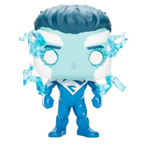 Funko Pop! 419 Heroes - Superman (Blue) Vinyl Figure - 2021 Convention Exclusive - by Funko