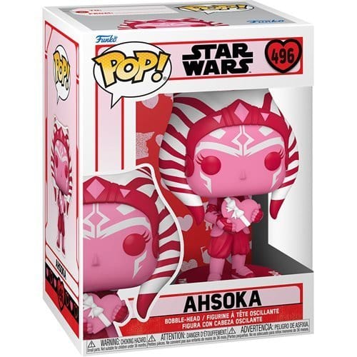 Funko Pop! 496 - Star Wars Valentines Ahsoka Bobble Head - by Funko