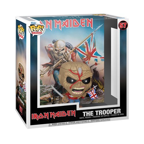 Funko Pop! 57 Iron Maiden The Trooper Album Figure with Case - by Funko