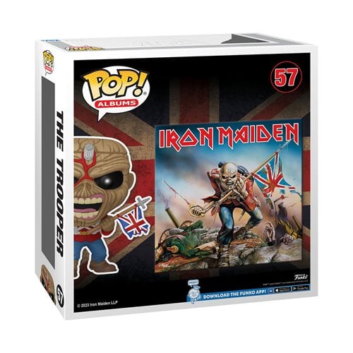 Funko Pop! 57 Iron Maiden The Trooper Album Figure with Case - by Funko