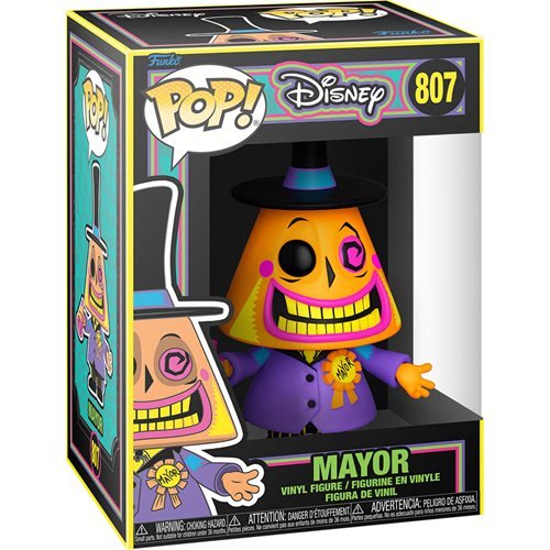 Funko Pop! 807 Disney - Nightmare Before Christmas - Mayor Blacklight Vinyl Figure - by Funko