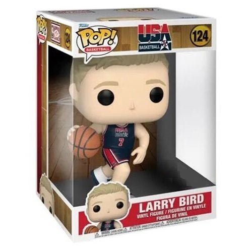 Funko Pop! Basketball 124 NBA Larry Bird (1992 Team USA Navy Jersey) 10-Inch Vinyl Figure - by Funko