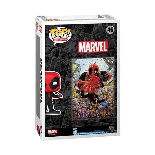 Funko Pop! Deadpool (2015) #1 Deadpool in Black Suit Comic Cover Figure with Case - by Funko