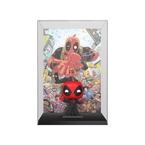 Funko Pop! Deadpool (2015) #1 Deadpool in Black Suit Comic Cover Figure with Case - by Funko