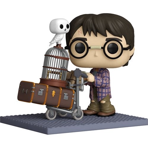 Funko Pop! Deluxe #135 Harry Potter and the Sorcerer's Stone 20th Anniversary Harry Pushing Trolley Vinyl Figure - by Funko