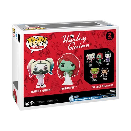 Funko Pop! Harley Quinn and Poison Ivy Wedding Vinyl Figure 2-Pack - Entertainment Earth Exclusive - by Funko