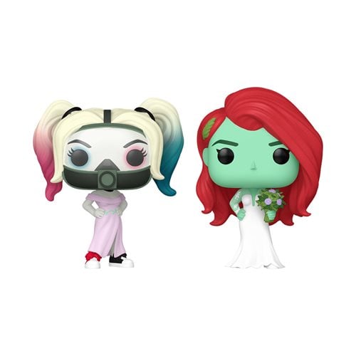 Funko Pop! Harley Quinn and Poison Ivy Wedding Vinyl Figure 2-Pack - Entertainment Earth Exclusive - by Funko