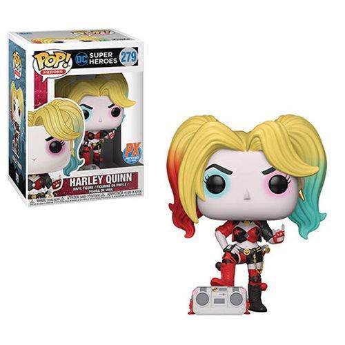 Funko Pop! Heroes 279 - Harley Quinn with Boombox vinyl figure - PX - by Funko