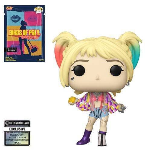 Funko Pop! Heroes 302 Birds of Prey Harley Quinn Caution Tape Funko Pop! w/ Collectible Card - EE Exclusive - by Funko