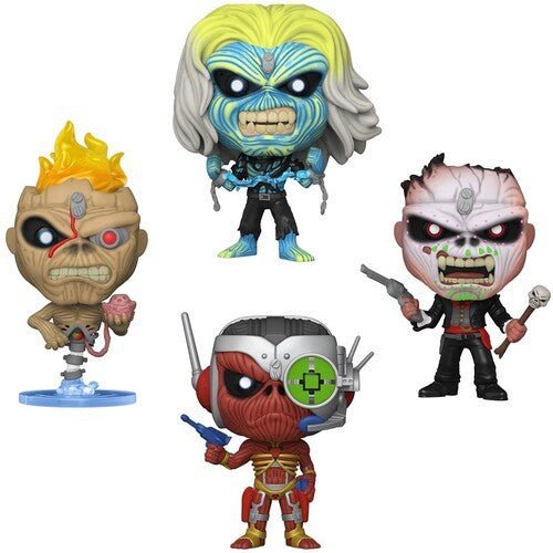 Funko Pop! Iron Maiden - Eddie 4 Pack Glow in the Dark Box Set - AE Exclusive - by Funko