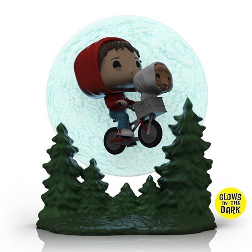 Funko Pop! Moment 1259 E.T. 40th Anniversary - Elliott & E.T. Glow-in-the-Dark Vinyl Figure - by Funko