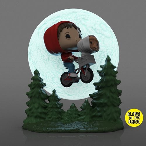 Funko Pop! Moment 1259 E.T. 40th Anniversary - Elliott & E.T. Glow-in-the-Dark Vinyl Figure - by Funko