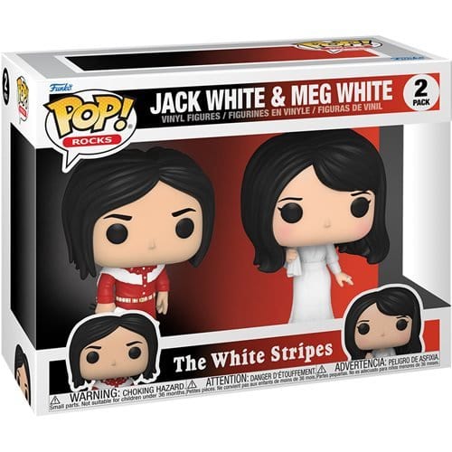 Funko Pop! Rocks 2-Pack - The White Stripes Jack White & Meg White Vinyl Figures - by Funko