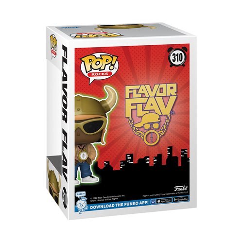 Funko Pop! Rocks 310 - Flavor Flav Vinyl Figure - by Funko