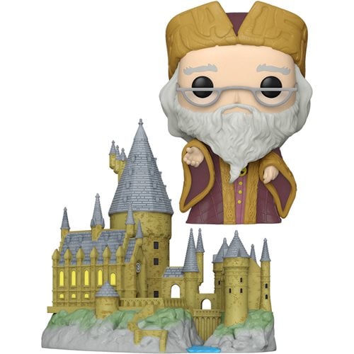 Funko Pop! Town 27 Harry Potter and the Sorcerer's Stone 20th Anniversary Dumbledore with Hogwarts - by Funko
