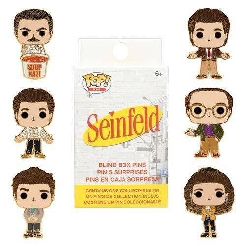 Funko Seinfeld Character Pop! Blind-Box Enamel Random Pin - (1) box with (1) Pin - by Funko