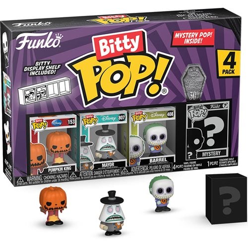 Funko The Nightmare Before Christmas Bitty Pop! Mini-Figure 4-Pack - Select Set(s) - by Funko