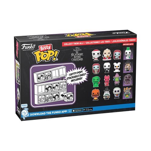 Funko The Nightmare Before Christmas Bitty Pop! Mini-Figure 4-Pack - Select Set(s) - by Funko