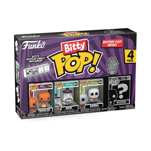 Funko The Nightmare Before Christmas Bitty Pop! Mini-Figure 4-Pack - Select Set(s) - by Funko