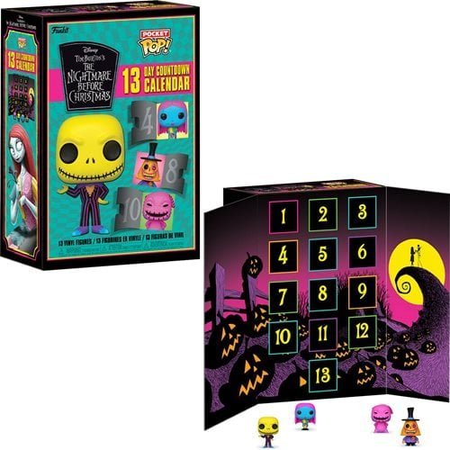 Funko The Nightmare Before Christmas Blacklight 13 Day Advent Calendar - by Funko