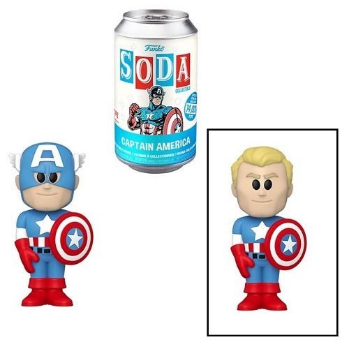 Funko Vinyl Soda Figure - Limited Edition - Marvel Captain America - by Funko