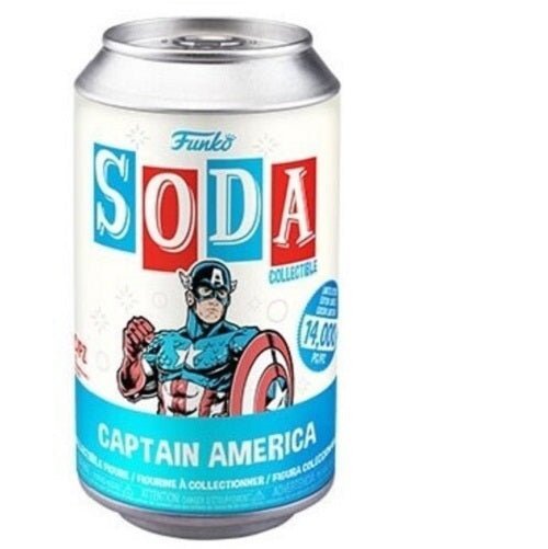 Funko Vinyl Soda Figure - Limited Edition - Marvel Captain America - by Funko