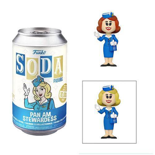 Funko Vinyl Soda Figure - Limited Edition - Pan Am Stewardess - by Funko