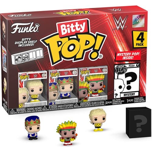Funko WWE Bitty Pop! Mini-Figure 4-Pack - Select Set(s) - by Funko