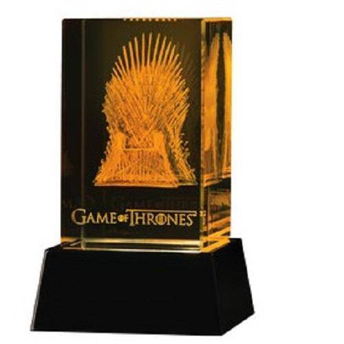 Game of Thrones Iron Throne 3D Crystal Replica - by Dark Horse