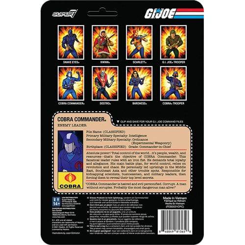 Super7 G.I. Joe 3 3/4-Inch ReAction Figure - Select Figure(s) - by Super7