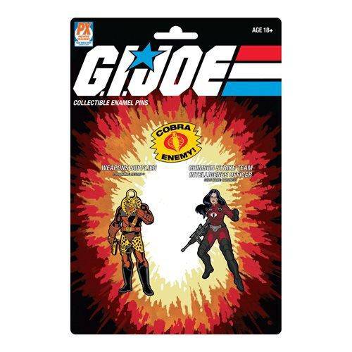 G.I. Joe Destro and Baroness Pin Set 2-Pack - Previews Exclusive - by Icon Heroes