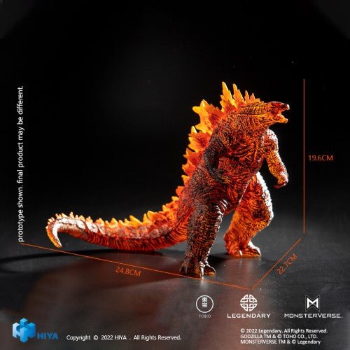 Godzilla: King of the Monsters Burning Godzilla (Stylist Series) Figure - by Hiya Toys