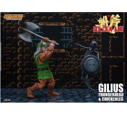 Golden Axe Gilius Thunderhead and Chicken Leg 1:12 Scale Action Figure - by Storm Collectibles