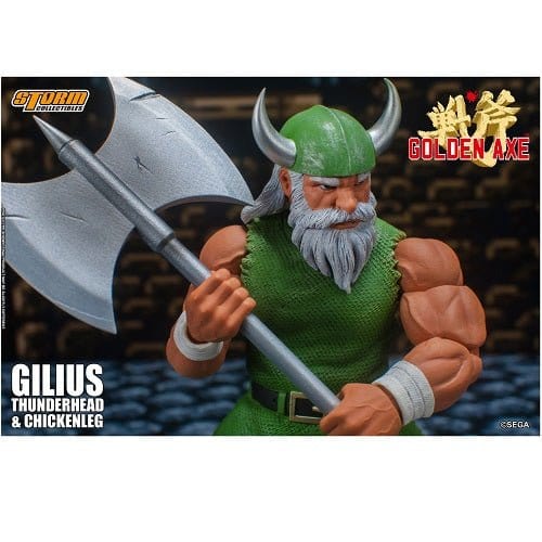 Golden Axe Gilius Thunderhead and Chicken Leg 1:12 Scale Action Figure - by Storm Collectibles