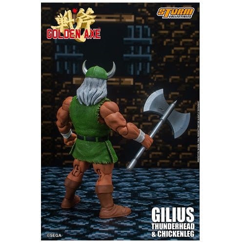 Golden Axe Gilius Thunderhead and Chicken Leg 1:12 Scale Action Figure - by Storm Collectibles