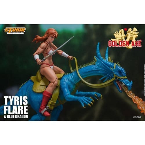 Golden Axe Tyris Flare & Blue Dragon 1:12 Scale Action Figure - by Storm Collectibles