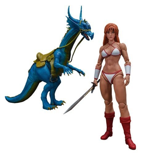 Golden Axe Tyris Flare & Blue Dragon 1:12 Scale Action Figure - by Storm Collectibles