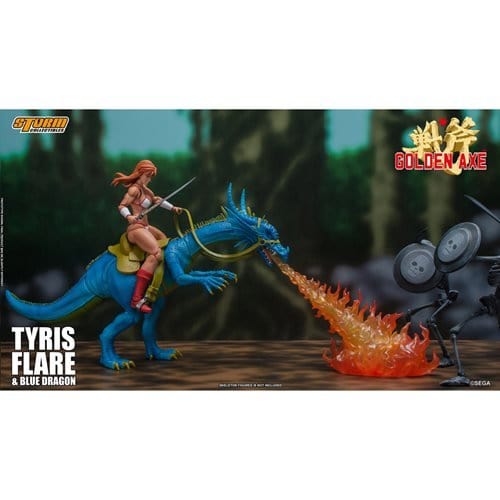 Golden Axe Tyris Flare & Blue Dragon 1:12 Scale Action Figure - by Storm Collectibles