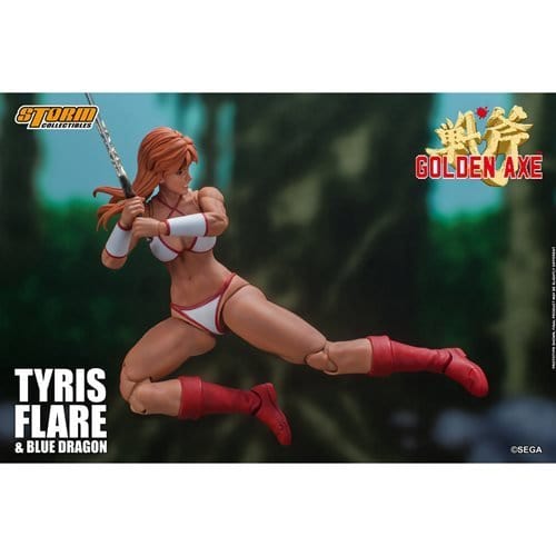 Golden Axe Tyris Flare & Blue Dragon 1:12 Scale Action Figure - by Storm Collectibles