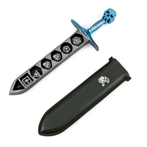 Grim Dagger Dice Case with sheath cover - Choose a color (Dice not included) - by Hymgho