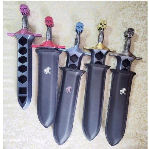 Grim Dagger Dice Case with sheath cover - Choose a color (Dice not included) - by Hymgho