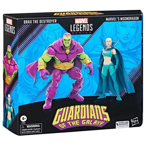 Guardians of the Galaxy Marvel Legends Drax the Destroyer and Marvel's Moondragon 6-Inch Action Figures - Exclusive - by Hasbro