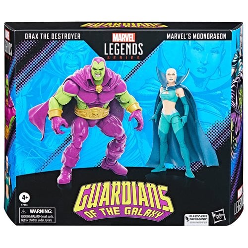 Guardians of the Galaxy Marvel Legends Drax the Destroyer and Marvel's Moondragon 6-Inch Action Figures - Exclusive - by Hasbro