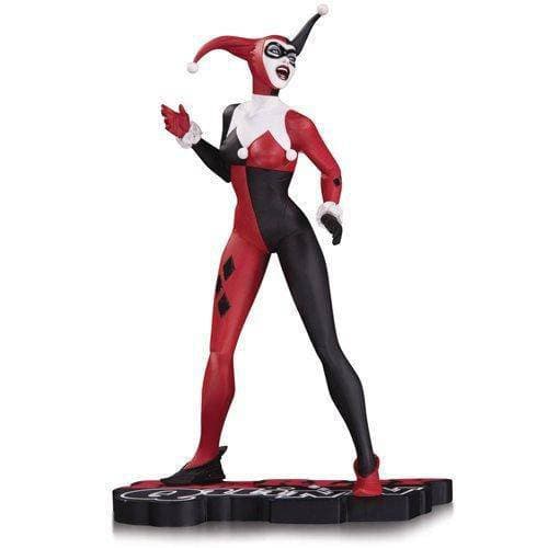 Harley Quinn Red Black and White Statue By Jae Lee - by DC Direct