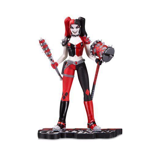 Harley Quinn Red White and Black Statue by Amanda Conner Statue - by DC Direct